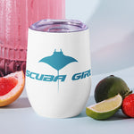 Load image into Gallery viewer, Wine Tumbler - Turbo Ray Teal
