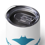 Load image into Gallery viewer, Wine Tumbler - Turbo Ray Teal
