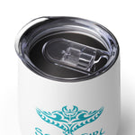 Load image into Gallery viewer, Wine Tumbler - Tribal Ray (Teal)
